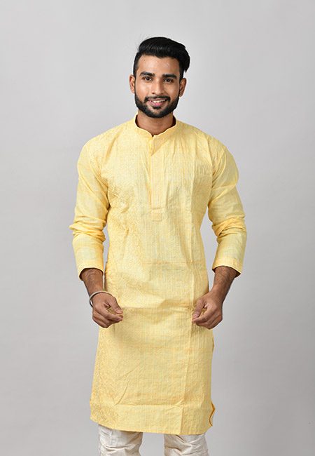 Ceam Color Handloom Cotton Punjabi (She Punjabi 585)