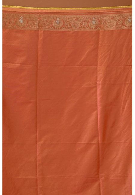 Orange Color Semi Katan Silk Saree (She Saree 2134)