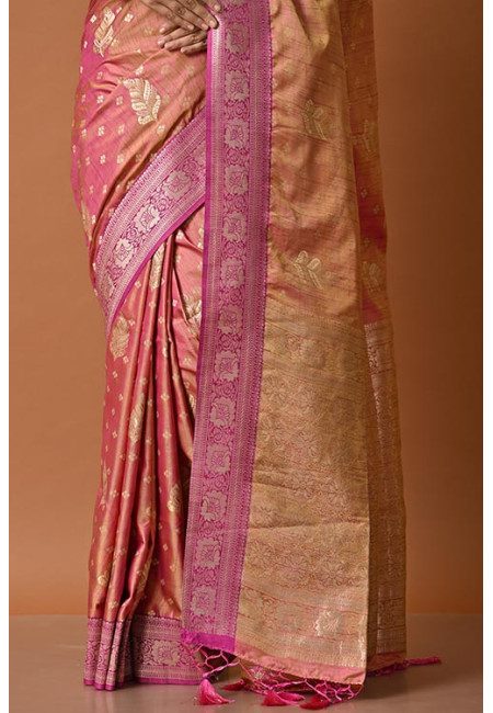 Magenta Color Semi Katan Silk Saree (She Saree 2170)