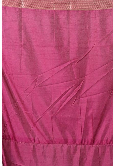 Deep Magenta Color Manipuri Silk Saree (She Saree 1129)