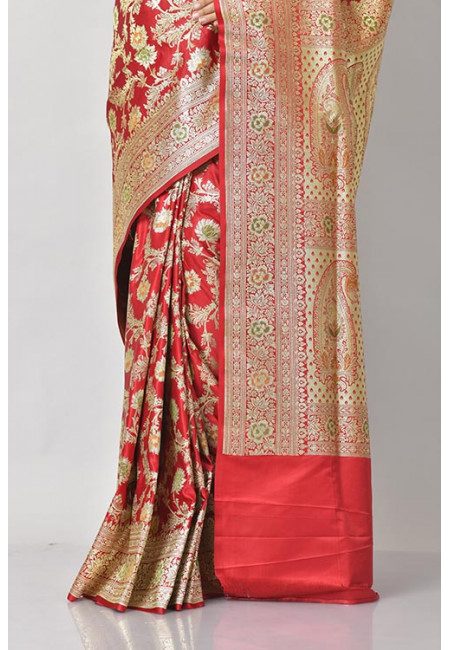 Maroon Color Designer Banarasi Silk Saree (She Saree 1220)