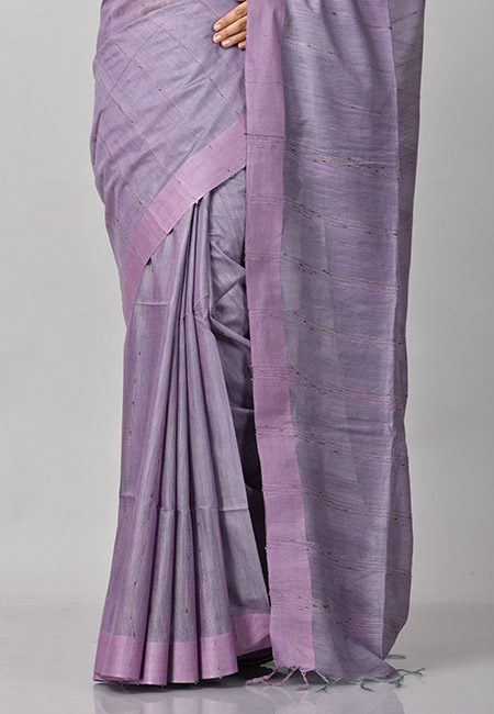 Mauve Color Matka Silk Saree (She Saree 897)