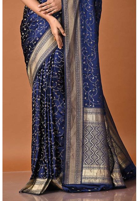 Navy Blue Color Soft Manipuri Silk Saree (She Saree 1920)