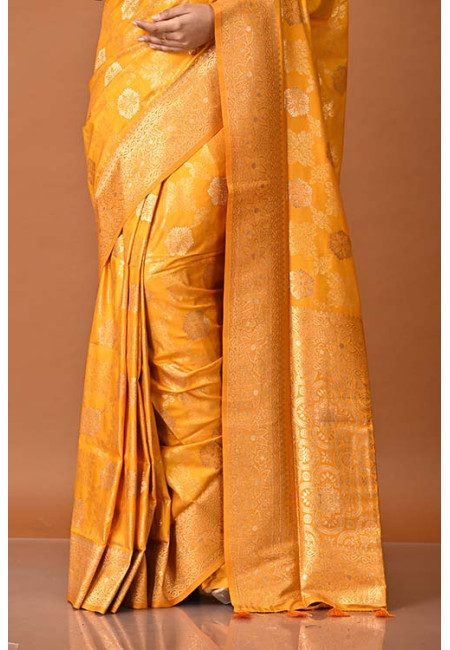 Mustard Color Soft Manipuri Silk Saree (She Saree 1935)