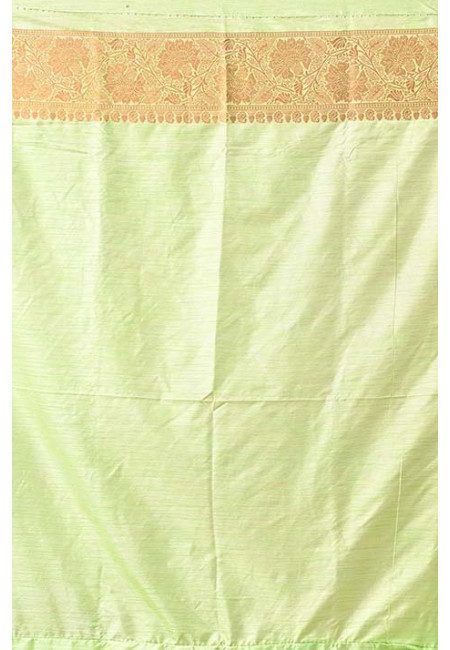 Light Parrot Green Color Soft Manipuri Silk Saree (She Saree 1969)