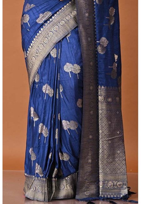 Navy Blue Color Soft Manipuri Silk Saree (She Saree 1903)