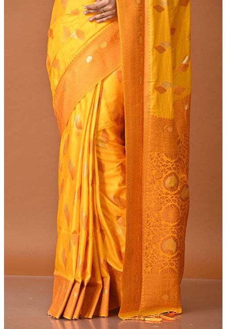 Mustard Yellow Color Soft Manipuri Silk Saree (She Saree 1918)