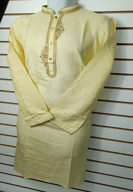 Beige Color Regular Fit Cotton Punjabi (She Punjabi 562)