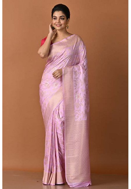 Pink Color Designer Khaddi Silk Saree (She Saree 1595)