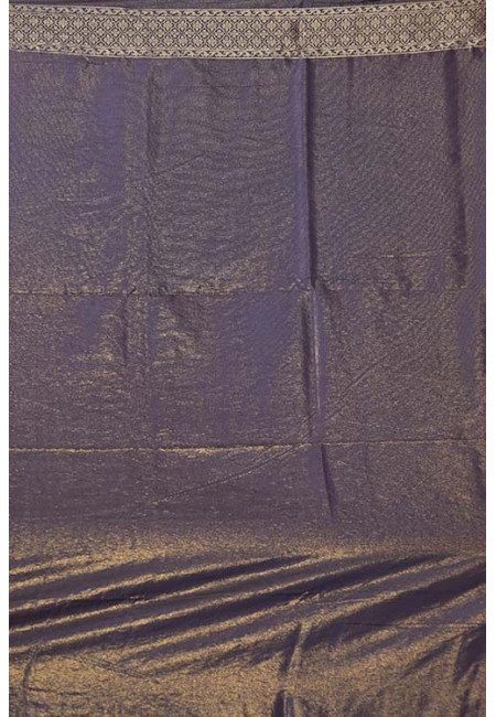 Navy Blue Color Semi Katan Silk Saree (She Saree 1258)
