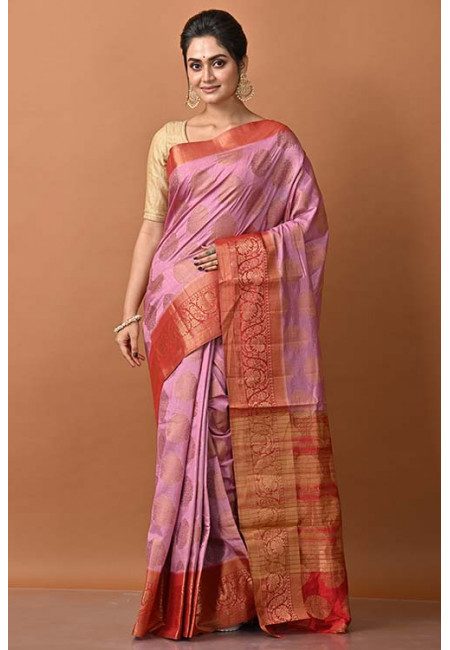 Mauve Color Kora Silk Saree (She Saree 1259)
