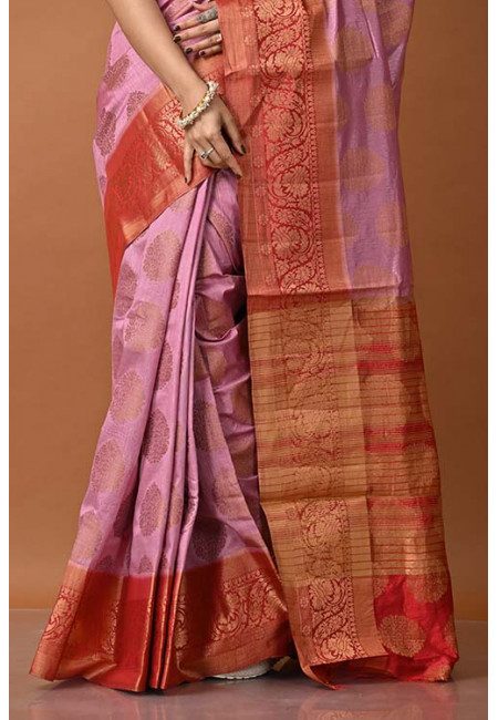 Mauve Color Kora Silk Saree (She Saree 1259)