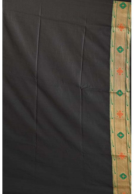 Black Color Semi Katan Silk Saree (She Saree 1263)