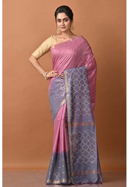 Charm Pink Color Matka Silk Saree (She Saree 1310)
