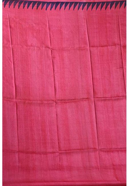 Royal Blue And Fuchsia Pink Color Printed Pure Silk Saree (She Saree 1407)