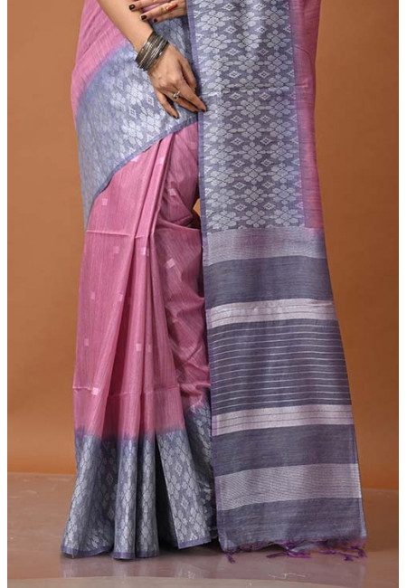 Mauve Color Matka Silk Saree (She Saree 1423)