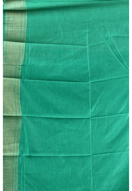 Green Color Soft Manipuri Silk Saree (She Saree 2390)