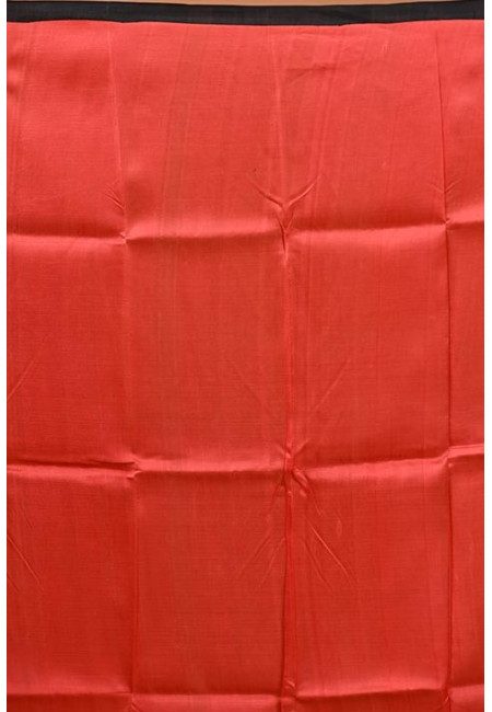 Firery Red Color Hand Painted Pure Silk Saree (She Saree 2262)