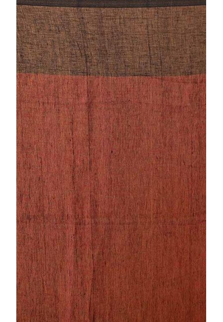 Red Color Linen Banarasi Cotton Saree (She Saree 1639)