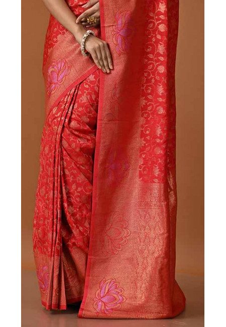 Red Color Designer Khaddi Silk Saree (She Saree 1738)