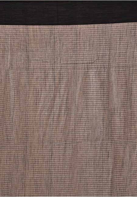 Grey Color Khaddi Cotton Saree (She Saree 1753)
