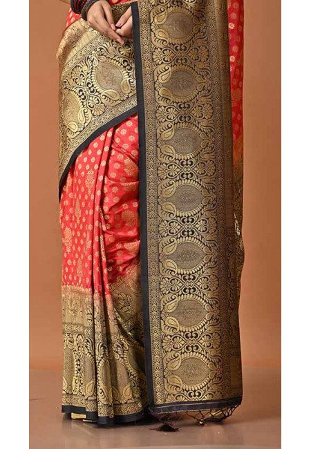 Red Color Semi Katan Silk Saree (She Saree 1756)