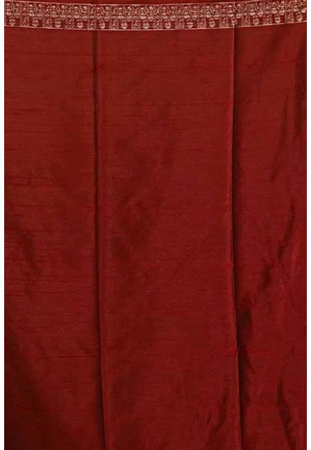 Maroon Color Semi Tussar Silk Saree (She Saree 1791)