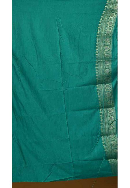 Sea Green Color Soft Manipuri Silk Saree (She Saree 1795)