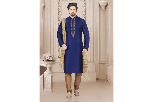 Exude a feeling of Indianness with the classic mens Sherwani and other wedding garments