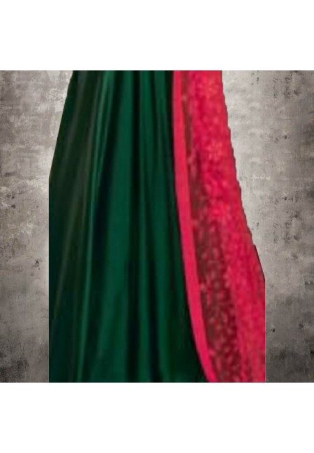 Bottle Green Color Designer Floor Touch Salwar Suit (She Salwar 547)