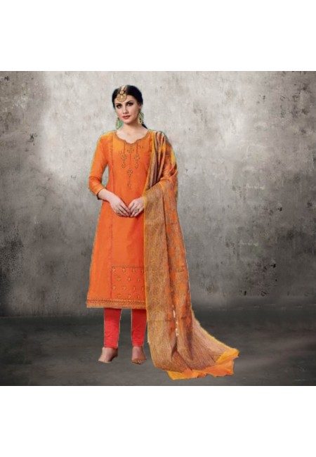 Mustard Color Designer Salwar Suit (She Salwar 557)