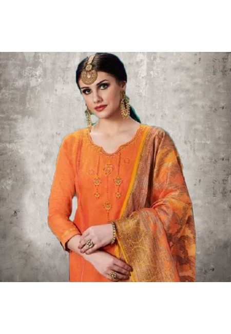 Mustard Color Designer Salwar Suit (She Salwar 557)