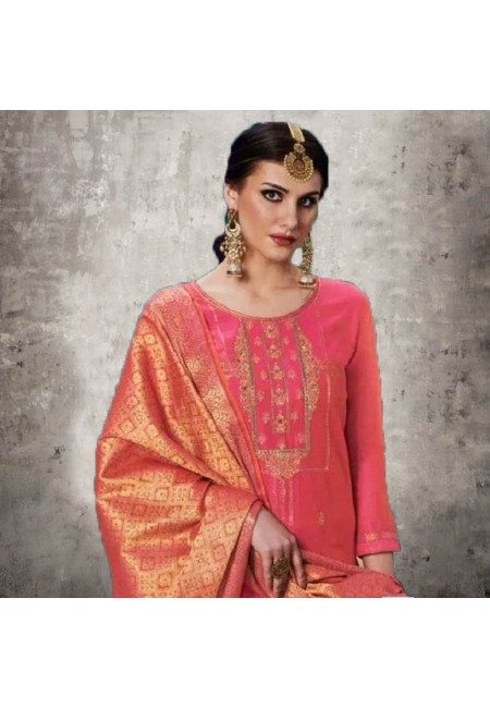 Peach Color Designer Salwar Suit (She Salwar 559)