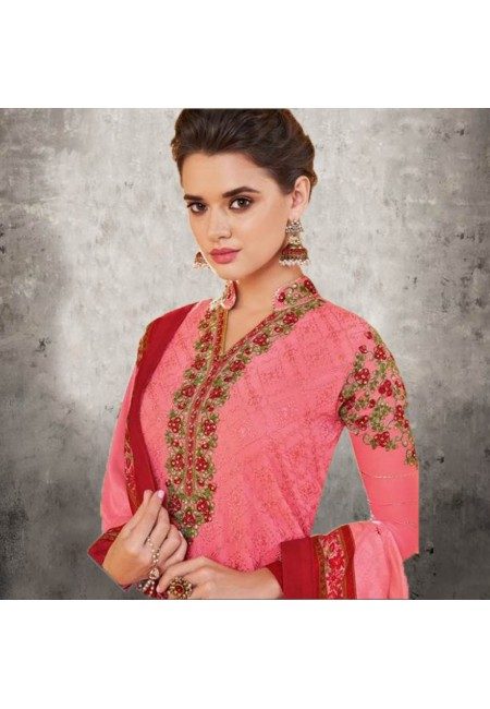 Pink Color Designer Salwar Suit Set (She Salwar 575)