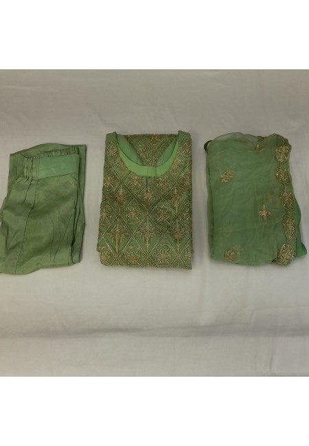 Olive Green Color Designer Pakistani Salwar Suit Set (She Salwar 570)