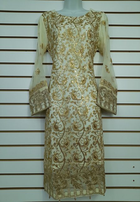 Off White Color Pakistani Designer Salwar Suit Set (She Salwar 571)