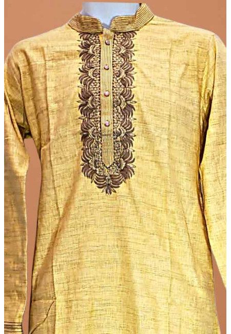 Beige Color Cotton Punjabi (She Punjabi 699)