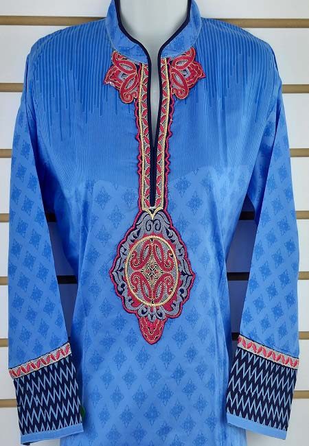 Peacock Blue Color Boutique Suit Set (She Boutique Suits 508)