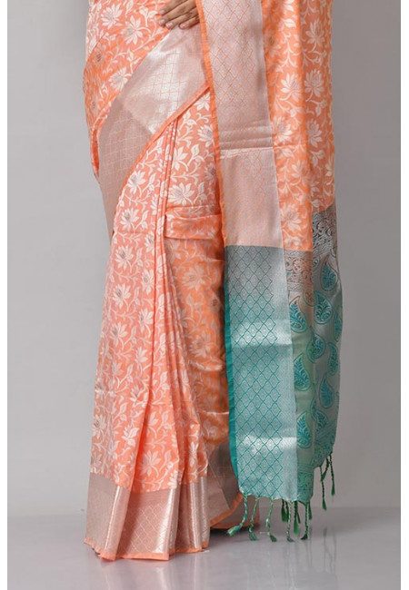 Peach Color Mysore Silk Saree (She Saree 1068)